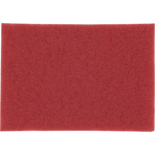 Tampon haute performance, 14" x28", Lustrage/Nettoyage, Rouge Distribution Jean Lapalme