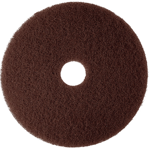 Natural Blend Pad, 12", Stripping, Brown Distribution Jean Lapalme