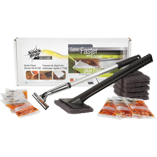 Scotch-Brite Quick Clean Griddle Cleaning System Starter Kit Distribution Jean Lapalme
