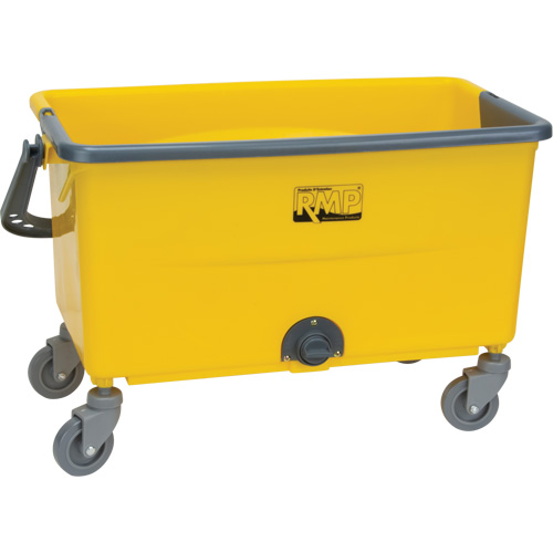 Seau et essoreuse pour vadrouille en microfibres, Passoire, 11 gal. US (44 pintes), Jaune Distribution Jean Lapalme