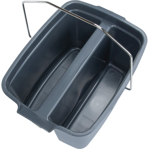 Seau double, Capacit&eacute; de 4,75 gal. US (19 pintes), Gris Distribution Jean Lapalme
