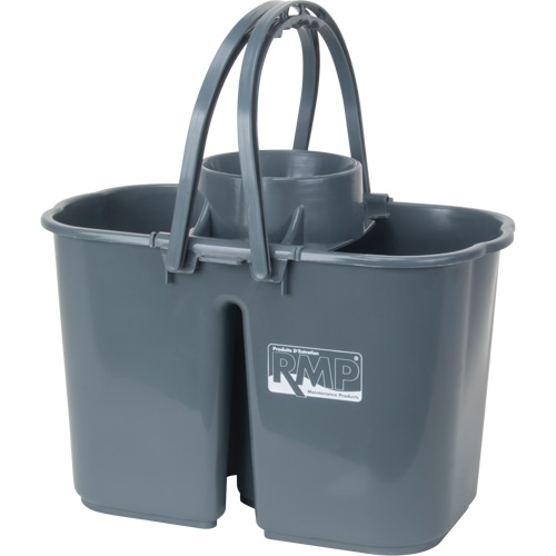 Seau et essoreuse pour vadrouille, Passoire, 3,75 gal. US (15 pintes), Gris Distribution Jean Lapalme