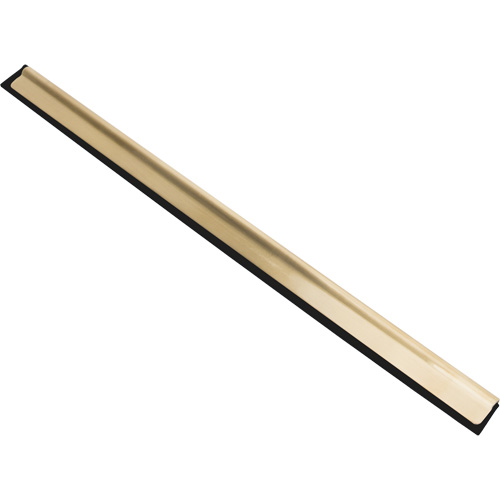 Window Squeegee Blade, 14", Rubber, Brass Frame Distribution Jean Lapalme