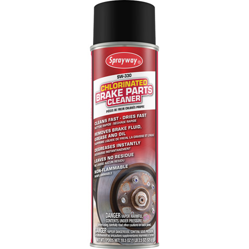 Nettoyant chlor&eacute; pour pi&egrave;ces de freins, Canette a&eacute;rosol Distribution Jean Lapalme