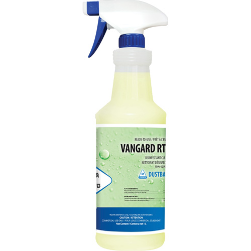 D&eacute;sinfectant pr&ecirc;t &agrave; l'emploi Vanguard, 1 L, Bouteille &agrave; g&acirc;chette Distribution Jean Lapalme