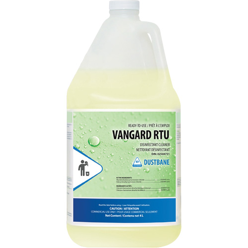Vangard Ready-to-Use Disinfectant, 4 L, Jug Distribution Jean Lapalme