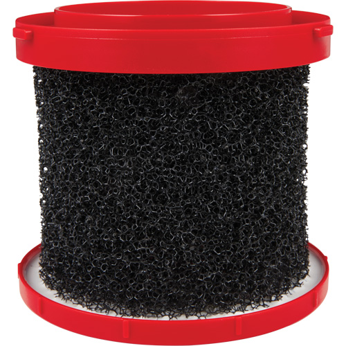 Filtre pour aspirateur de liquides, Mousse, Pour 1,6 - 2,5 gal. US Distribution Jean Lapalme