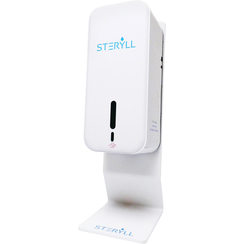 Support de bureau pour distributeur de d&eacute;sinfectant pour les mains Distribution Jean Lapalme