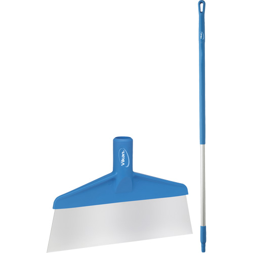 Grattoir &agrave; plancher avec manche, Bleu, 9-3/5" la x 55-9/10" lo Distribution Jean Lapalme