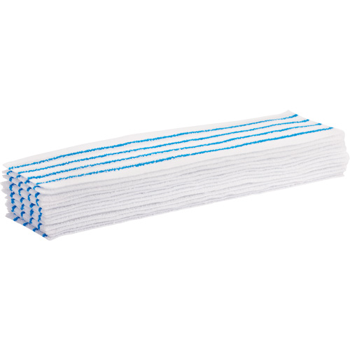Tampon vadrouille jetable, Style Boucles et crochets, Microfibre, 18" lo x 4" la Distribution Jean Lapalme