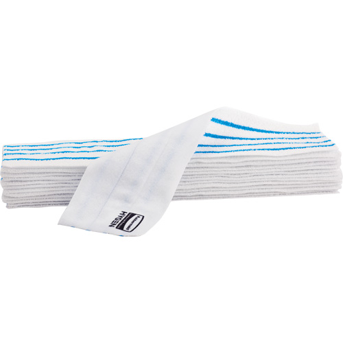 Tampon vadrouille jetable, Style Boucles et crochets, Microfibre, 18" lo x 4" la Distribution Jean Lapalme
