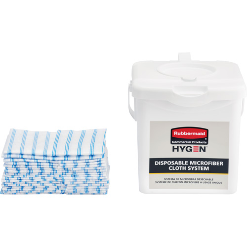 Microfibre Cloth Charging Bucket, White Distribution Jean Lapalme
