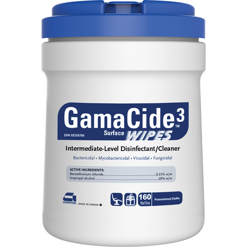 D&eacute;sinfectant pour surfaces multiples GermiCide3, 160 lingettes Distribution Jean Lapalme