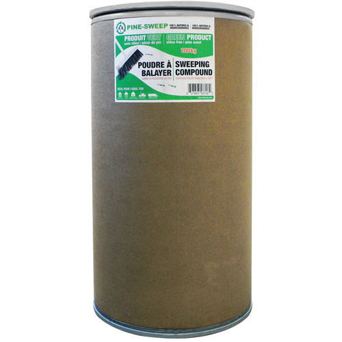 Pine Sweep Dust Buster Sweeping Compound, Drum, 220.46 lbs. (100 kg) Distribution Jean Lapalme