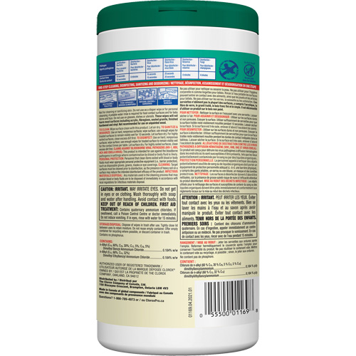 Disinfecting Wipes, 75 Count Distribution Jean Lapalme