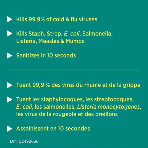 Lingettes d&eacute;sinfectantes, 75 lingettes Distribution Jean Lapalme