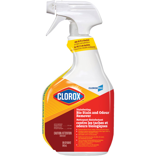 Nettoyant d&eacute;sinfectant contre les taches et odeurs biologiques, 946 ml, Bouteille &agrave; g&acirc;chette Distribution Jean Lapalme