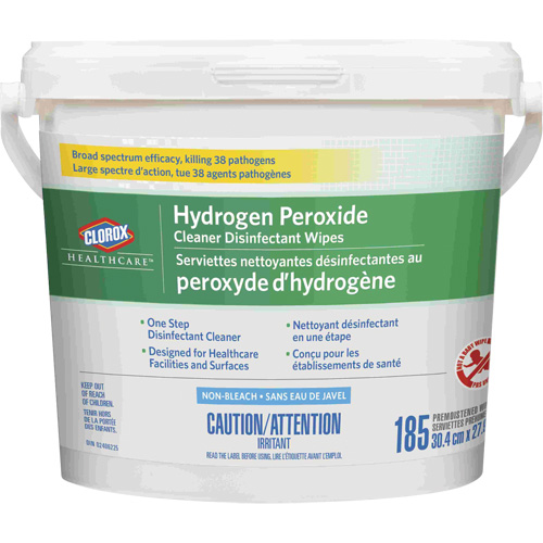 Healthcare&reg; Hydrogen Peroxide Cleaner Disinfecting Wipes, 185 Count Distribution Jean Lapalme