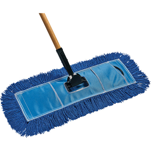 Economy Dust Mop, Slip On Style, Yarn, 48" L x 5" W Distribution Jean Lapalme
