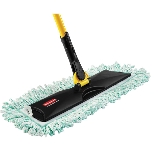 Tampon avec frange pour vadrouille &agrave; &eacute;pousseter Hygen, Style Boucles et crochets, Microfibre, 40" lo x 9" la Distribution Jean Lapalme