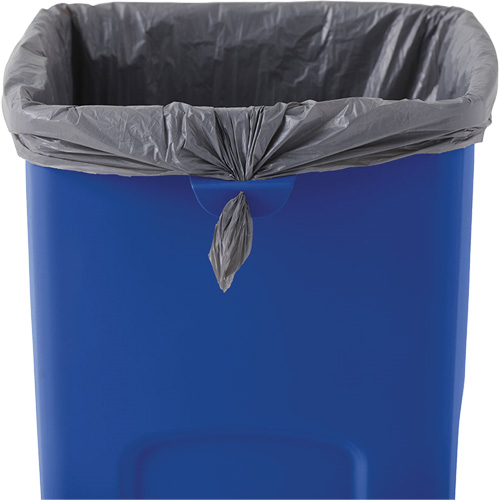 Untouchable&reg; Square Recycling Container, Bulk, Plastic, 23 US gal. Distribution Jean Lapalme