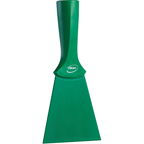 Grattoir en nylon avec poign&eacute;e filet&eacute;e, Vert, 4" la x 8" lo Distribution Jean Lapalme