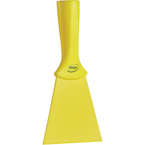 Grattoir en nylon avec poign&eacute;e filet&eacute;e, Jaune, 4" la x 8" lo Distribution Jean Lapalme