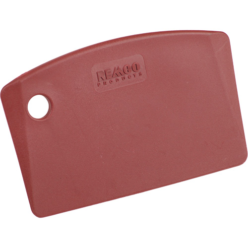 Mini grattoir de paillasse perceptible par d&eacute;tecteur de m&eacute;tal, Rouge, 5-1/4" la x 3-2/5" lo Distribution Jean Lapalme