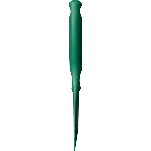 Grand grattoir perceptible par d&eacute;tecteur de m&eacute;tal, Vert, 4-1/4" la x 10" lo Distribution Jean Lapalme