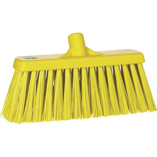 Balai-brosse robuste, Crins Ferme, 13", Polyester, Jaune Distribution Jean Lapalme