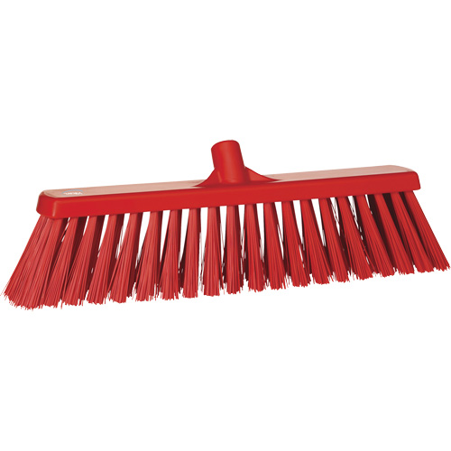 Balai-brosse robuste, Crins Ferme, 20", Polyester, Rouge Distribution Jean Lapalme