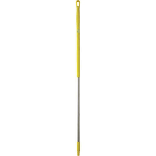 Handle, Broom/Brush/Pad Holder/Scraper/Squeegee, Yellow, Ergonomic, 59" L Distribution Jean Lapalme