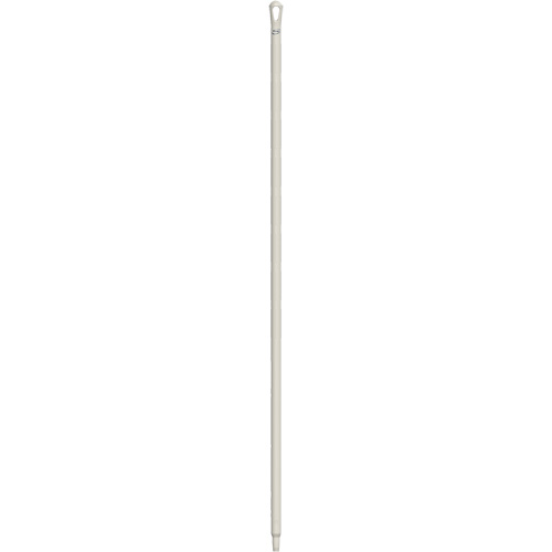 Ultra Hygiene Handle, Broom/Brush/Pad Holder/Scraper/Squeegee, White, Ergonomic, 67" L Distribution Jean Lapalme