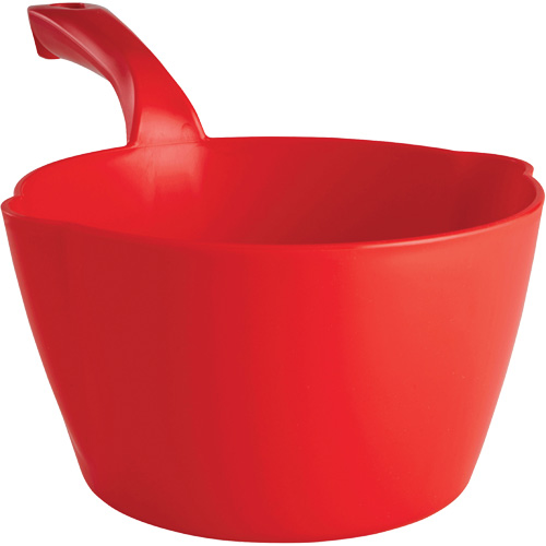Round Bowl Scoop, Plastic, Red, 64 oz. Distribution Jean Lapalme