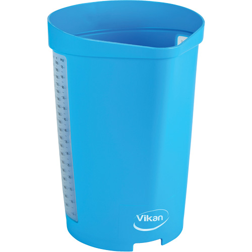 Cruche gradu&eacute;e, Plastique, Bleu, 65 oz Distribution Jean Lapalme