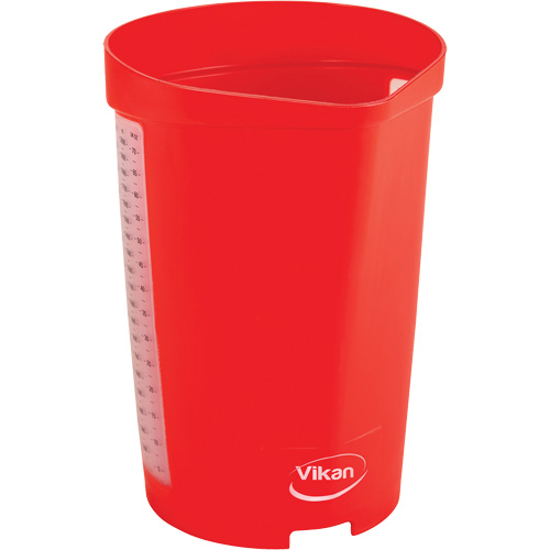 Cruche gradu&eacute;e, Plastique, Rouge, 65 oz Distribution Jean Lapalme