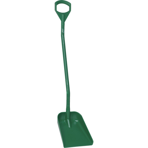 Pelle ergonomique &agrave; lame r&eacute;duite, Longueur de 50", Plastique, Vert Distribution Jean Lapalme