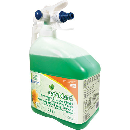 Produit d&eacute;graissant concentr&eacute; &agrave; base denzyme et nettoyant d&eacute;sodorisant, Cruche Distribution Jean Lapalme