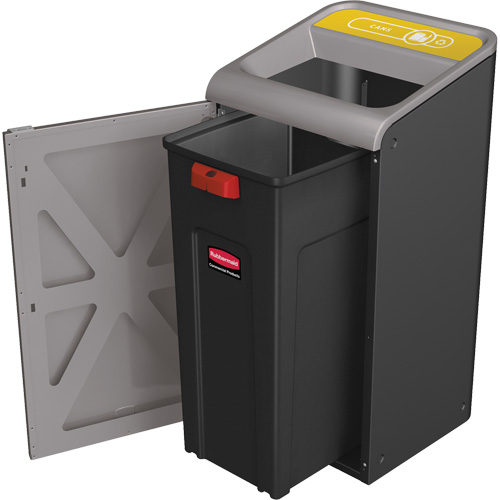 Conteneur pour d&eacute;chets de bidon Configure, Vrac/Bord de rue/De bureau, Acier, 23 gal. US Distribution Jean Lapalme