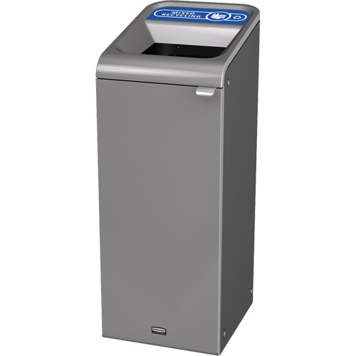 Conteneur pour d&eacute;chets de recyclage m&eacute;lang&eacute;s Configure, Vrac/Bord de rue/De bureau, Acier, 15 gal. US Distribution Jean Lapalme