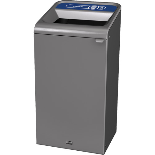 Configure Paper Waste Container, Bulk/Curbside/Deskside, Steel, 23 US gal. Distribution Jean Lapalme
