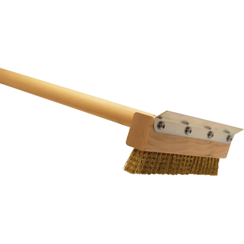 Brosse &agrave; four commerciale et four &agrave; pizza, Laiton, Longueur 40" Distribution Jean Lapalme