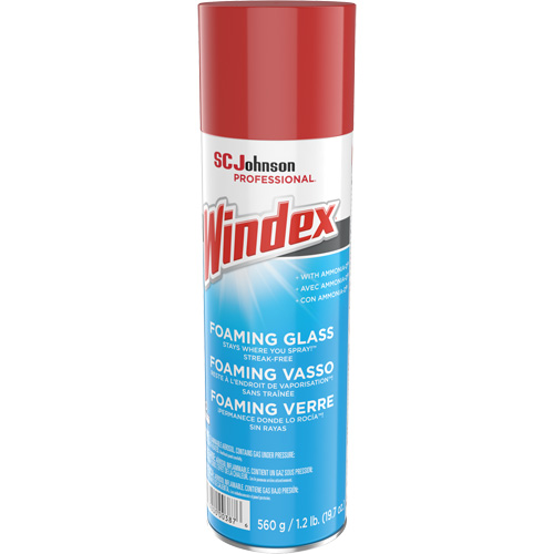 Nettoyant moussant pour vitres Windex, 560 g, Canette a&eacute;rosol Distribution Jean Lapalme
