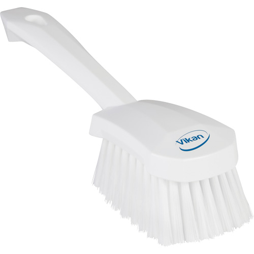 Short-Handled Washing Brush, Soft Bristles, 10-1/2" Long, White Distribution Jean Lapalme