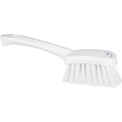 Short-Handled Washing Brush, Soft Bristles, 10-1/2" Long, White Distribution Jean Lapalme