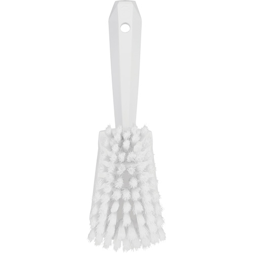 Short-Handled Washing Brush, Soft Bristles, 10-1/2" Long, White Distribution Jean Lapalme
