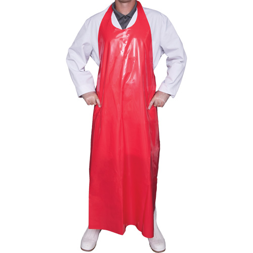 Tablier Top Dog de 6 mil, Polyur&eacute;thane, 45" lo x Rouge Distribution Jean Lapalme