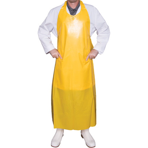 Tablier Top Dog de 6 mil, Polyur&eacute;thane, 45" lo x Jaune Distribution Jean Lapalme