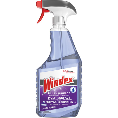 Nettoyant pour surfaces multiples sans ammoniaque Windex, 946 ml, Bouteille &agrave; g&acirc;chette Distribution Jean Lapalme
