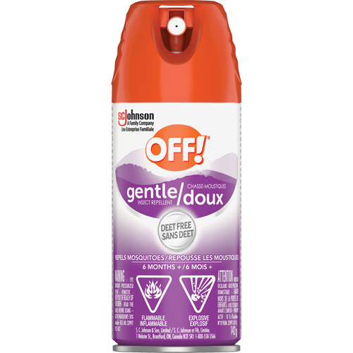 Off!&reg; Gentle Insect Repellent, DEET Free, Aerosol, 142 g Distribution Jean Lapalme